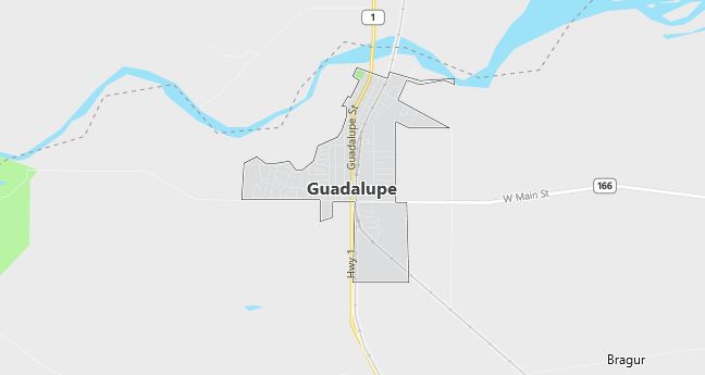 Map of Guadalupe, CA