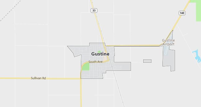 Map of Gustine, CA