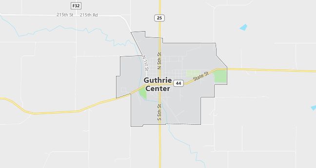 Map of Guthrie Center, IA