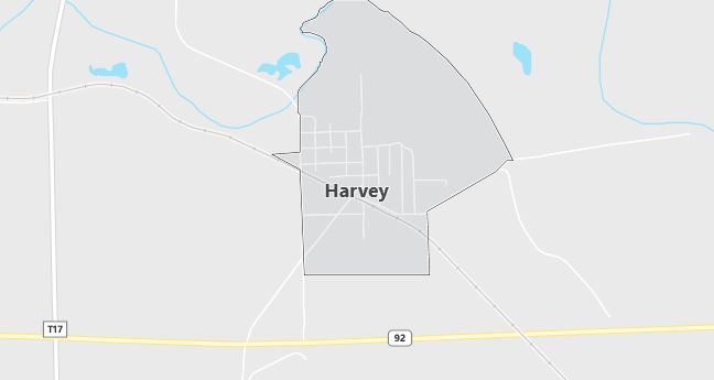 Map of Harvey, IA