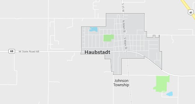 Map of Haubstadt, IN