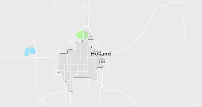 Map of Holland, IN