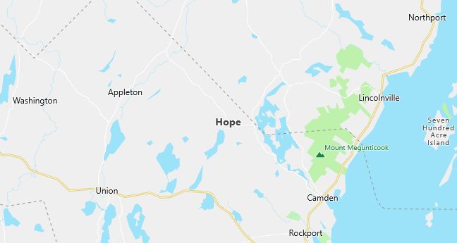 Map of Hope, ME