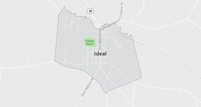 Map of Ideal, GA