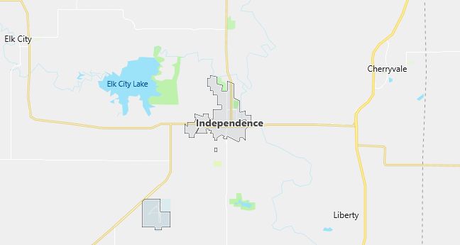 Map of Independence, KS