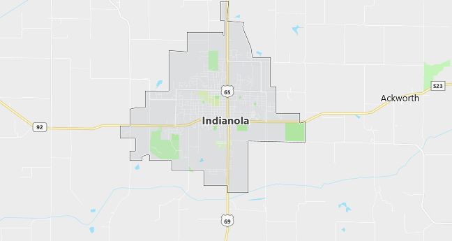 Map of Indianola, IA