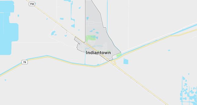 Map of Indiantown, FL