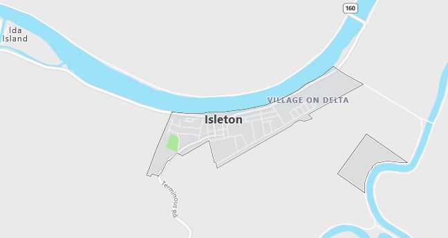 Map of Isleton, CA