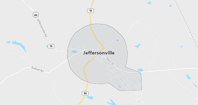 Map of Jeffersonville, GA