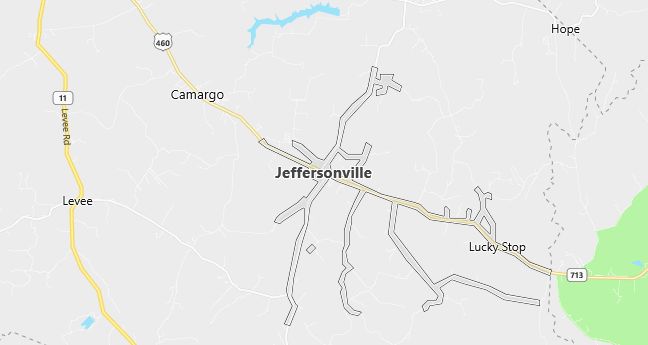 Map of Jeffersonville, KY