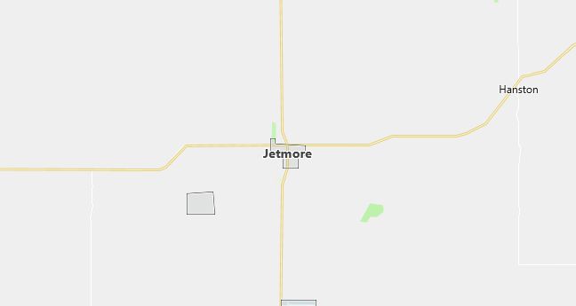 Map of Jetmore, KS