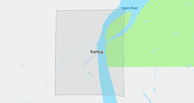 Map of Kaltag, AK