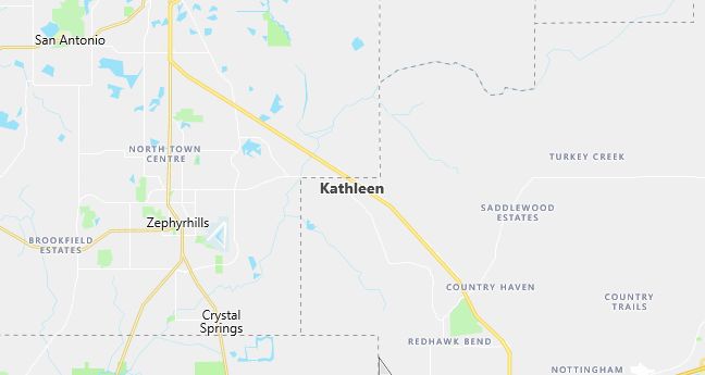 Map of Kathleen, FL