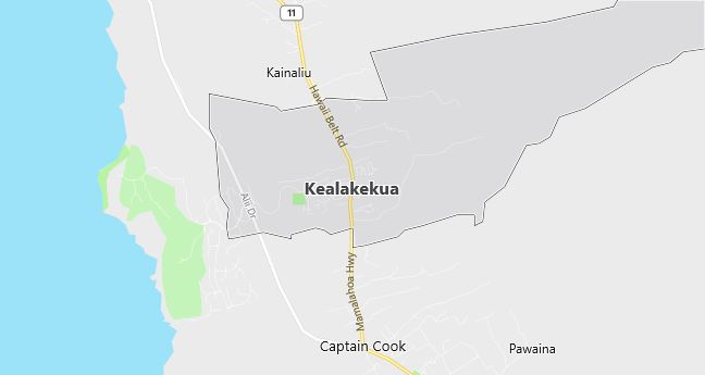 Map of Kealakekua, HI