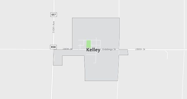 Map of Kelley, IA