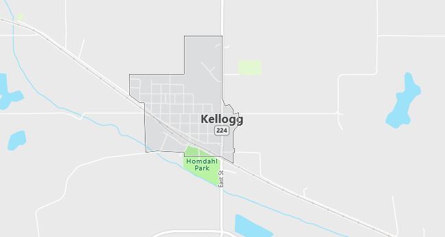 Map of Kellogg, IA