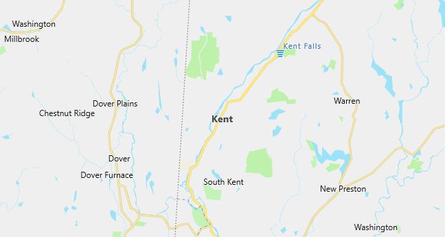 Map of Kent, CT