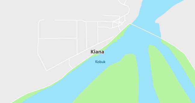 Map of Kiana, AK