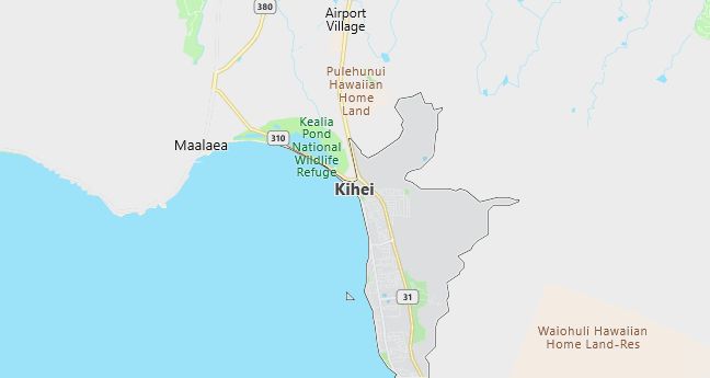 Map of Kihei, HI