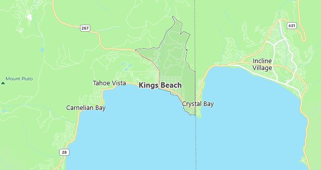 Map of Kings Beach, CA