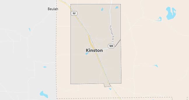 Map of Kinston, AL