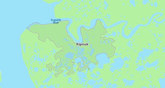 Map of Kipnuk, AK