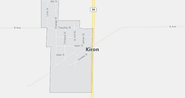 Map of Kiron, IA