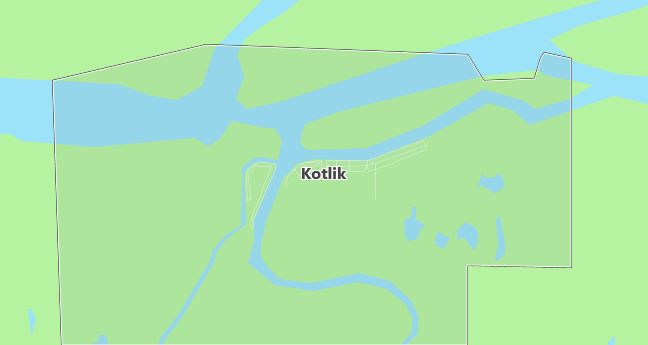 Map of Kotlik, AK