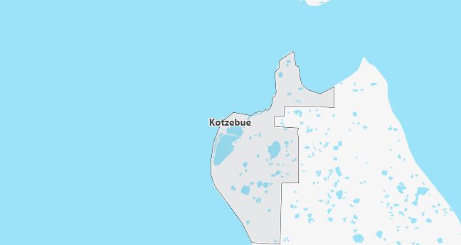 Map of Kotzebue, AK