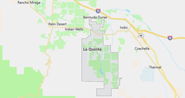 Map of La Quinta, CA