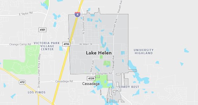 Map of Lake Helen, FL