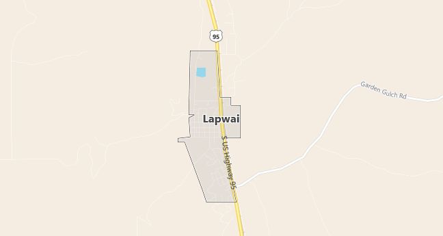 Map of Lapwai, ID