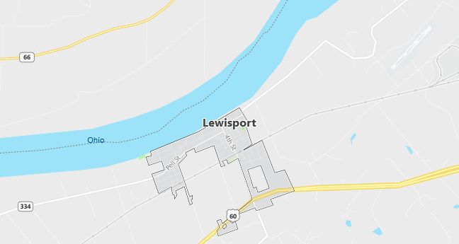 Map of Lewisport, KY