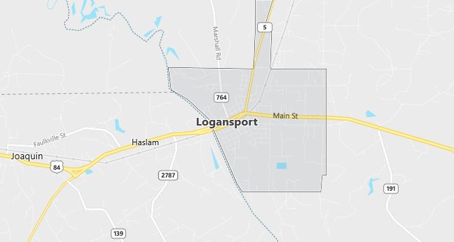 Map of Logansport, LA