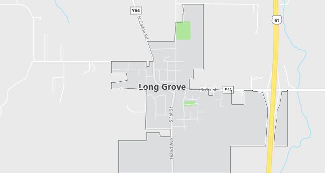 Map of Long Grove, IA