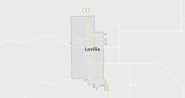 Map of Lovilia, IA