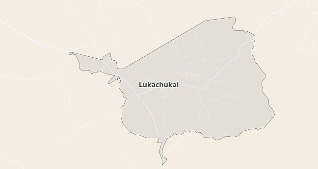 Map of Lukachukai, AZ