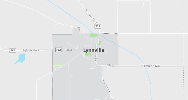 Map of Lynnville, IA