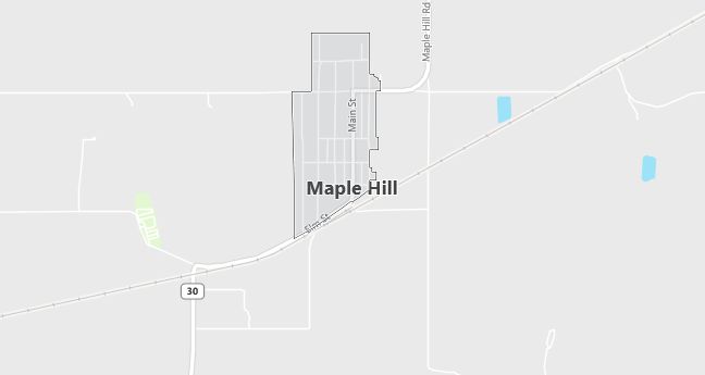 Map of Maple Hill, KS