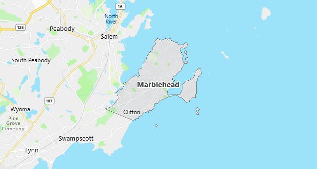 Map of Marblehead, MA