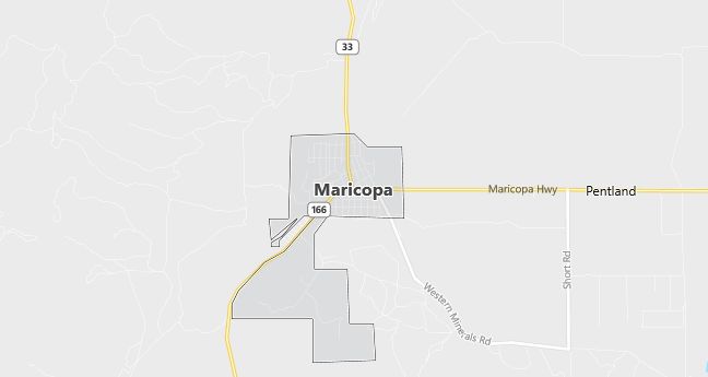 Map of Maricopa, CA