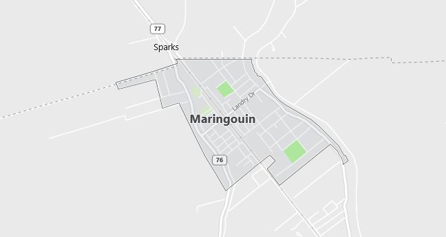 Map of Maringouin, LA