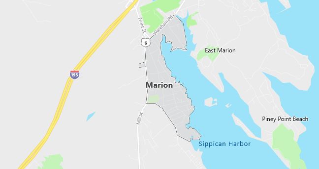 Map of Marion, MA