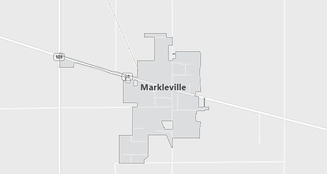 Map of Markleville, IN