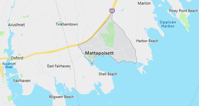 Map of Mattapoisett, MA