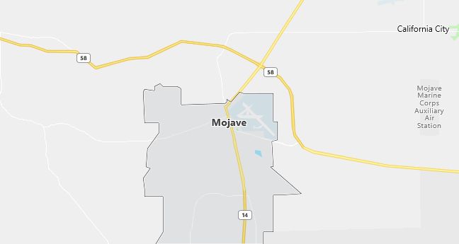 Map of Mojave, CA