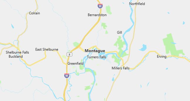 Map of Montague, MA