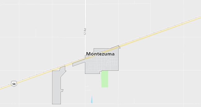 Map of Montezuma, KS