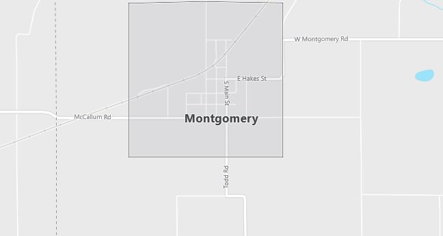 Map of Montgomery, MI