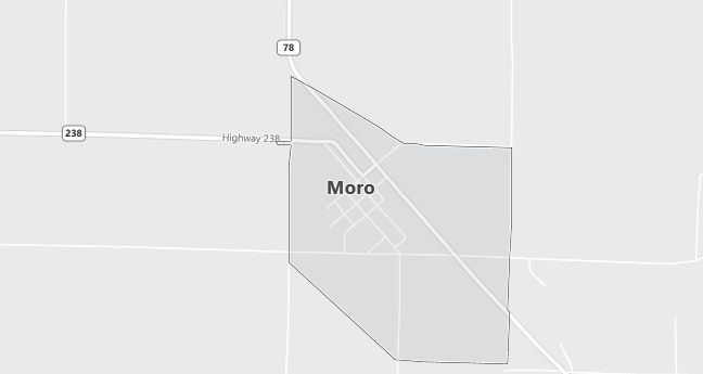 Map of Moro, AR